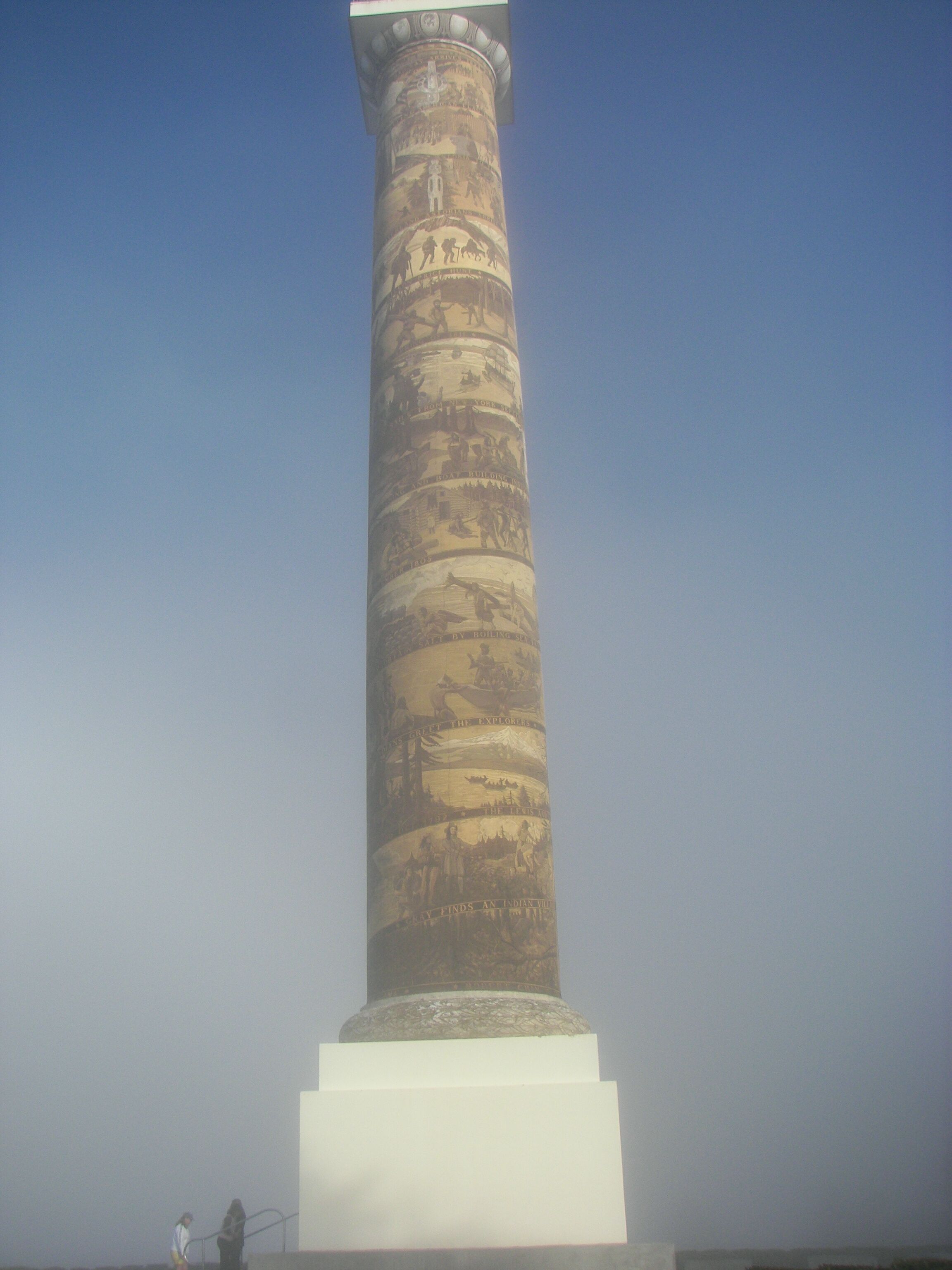 The Astoria Column-Built in 1926 is 125 feet tall.